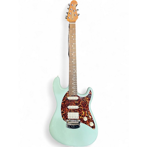 Used Ernie Ball Music Man Cutlass RS Daphne Blue Solid Body Electric Guitar