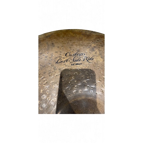 Used Zildjian 22in K CUSTOM LEFT SIDE RIDE Cymbal