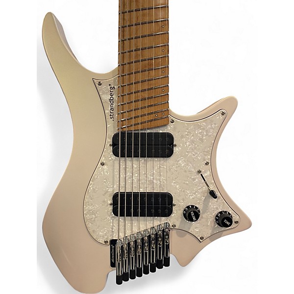 Used Strandberg BODEN 8 WHITE Solid Body Electric Guitar