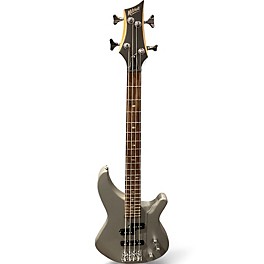 Used Mitchell mb100cs Gray Electric Bass Guitar
