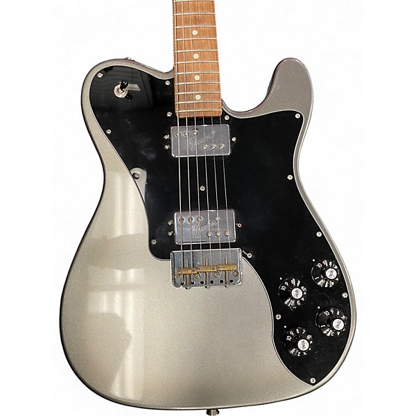 Used 2020 Fender AMERICAN PRO II TELECASTER DELUXE mercury Solid Body Electric Guitar