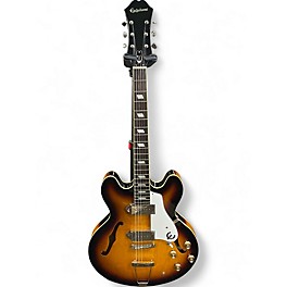 Used Epiphone Casino 2 Color Sunburst Hollow Body Electric Guitar