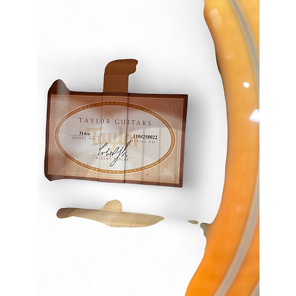 Used Taylor 314CE Natural Acoustic Electric Guitar