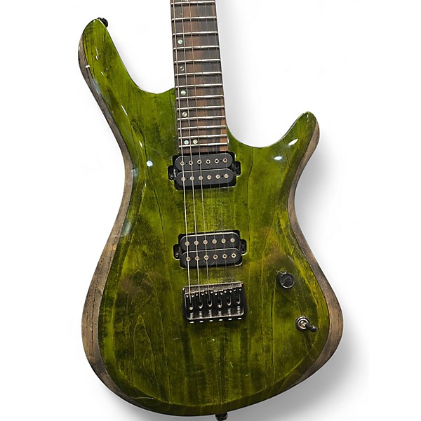 Used 2017 Kiesel Vanquish Moss Green Solid Body Electric Guitar