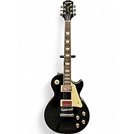 Used Epiphone Les Paul Standard Ebony Solid Body Electric Guitar