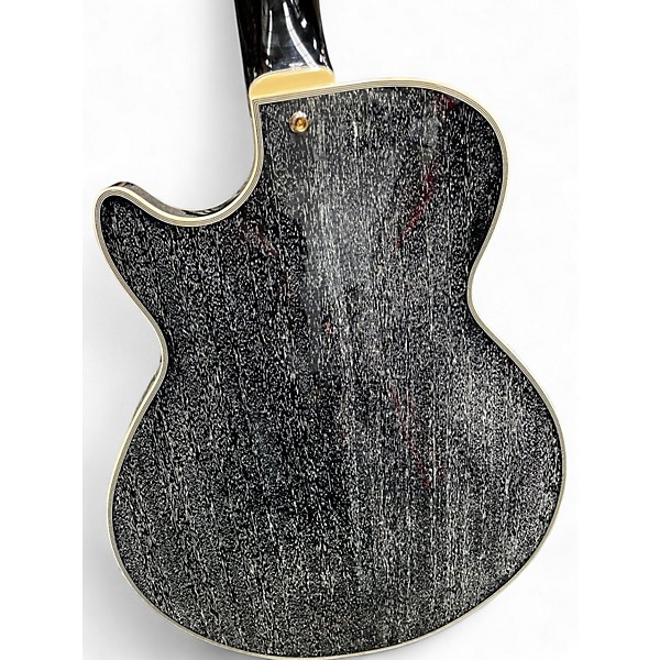 Used D'Angelico Excel SS Black and White Hollow Body Electric Guitar