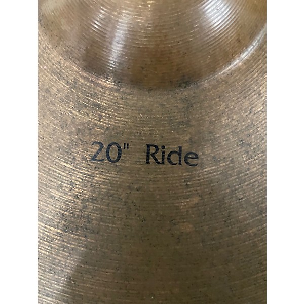 Used Paiste 20in 502 Bronze Ride Cymbal