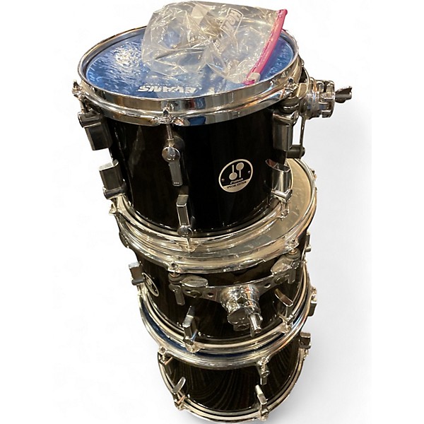 Used SONOR 6 Piece SPECIAL EDITION Black Drum Kit