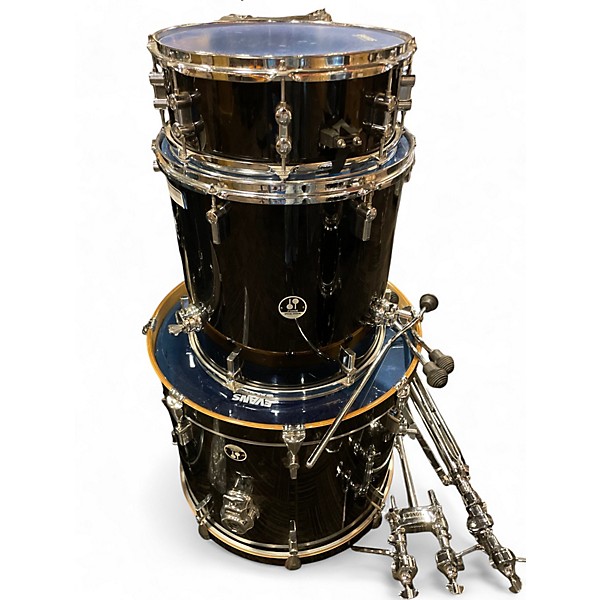 Used SONOR 6 Piece SPECIAL EDITION Black Drum Kit