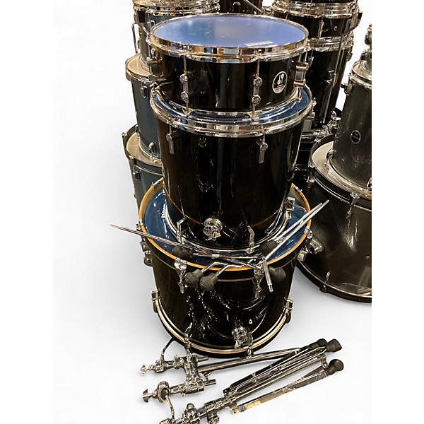 Used SONOR 6 Piece SPECIAL EDITION Black Drum Kit