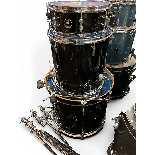 Used SONOR 6 Piece SPECIAL EDITION Black Drum Kit