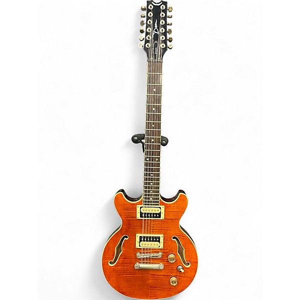 Used Dean SARASOTA 12 STRING Amber Hollow Body Electric Guitar