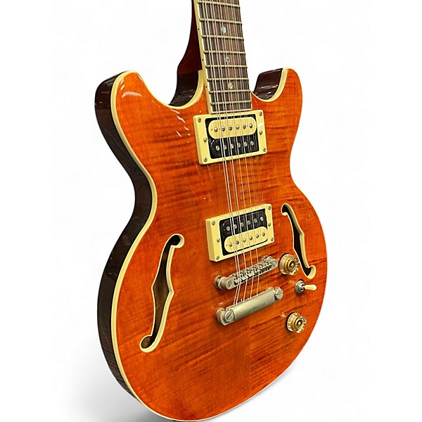Used Dean SARASOTA 12 STRING Amber Hollow Body Electric Guitar