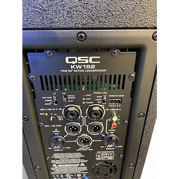 Used QSC KW152 15In 2-Way Powered Speaker