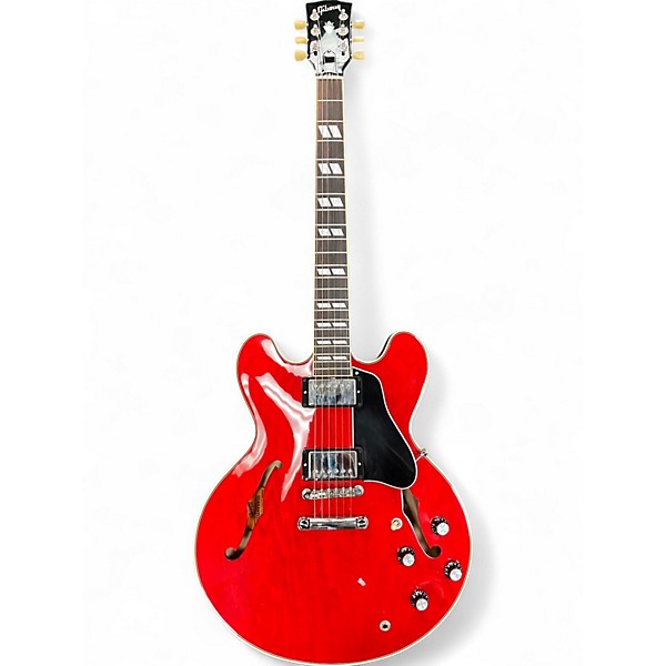 Used Gibson ES345 Cherry Hollow Body Electric Guitar