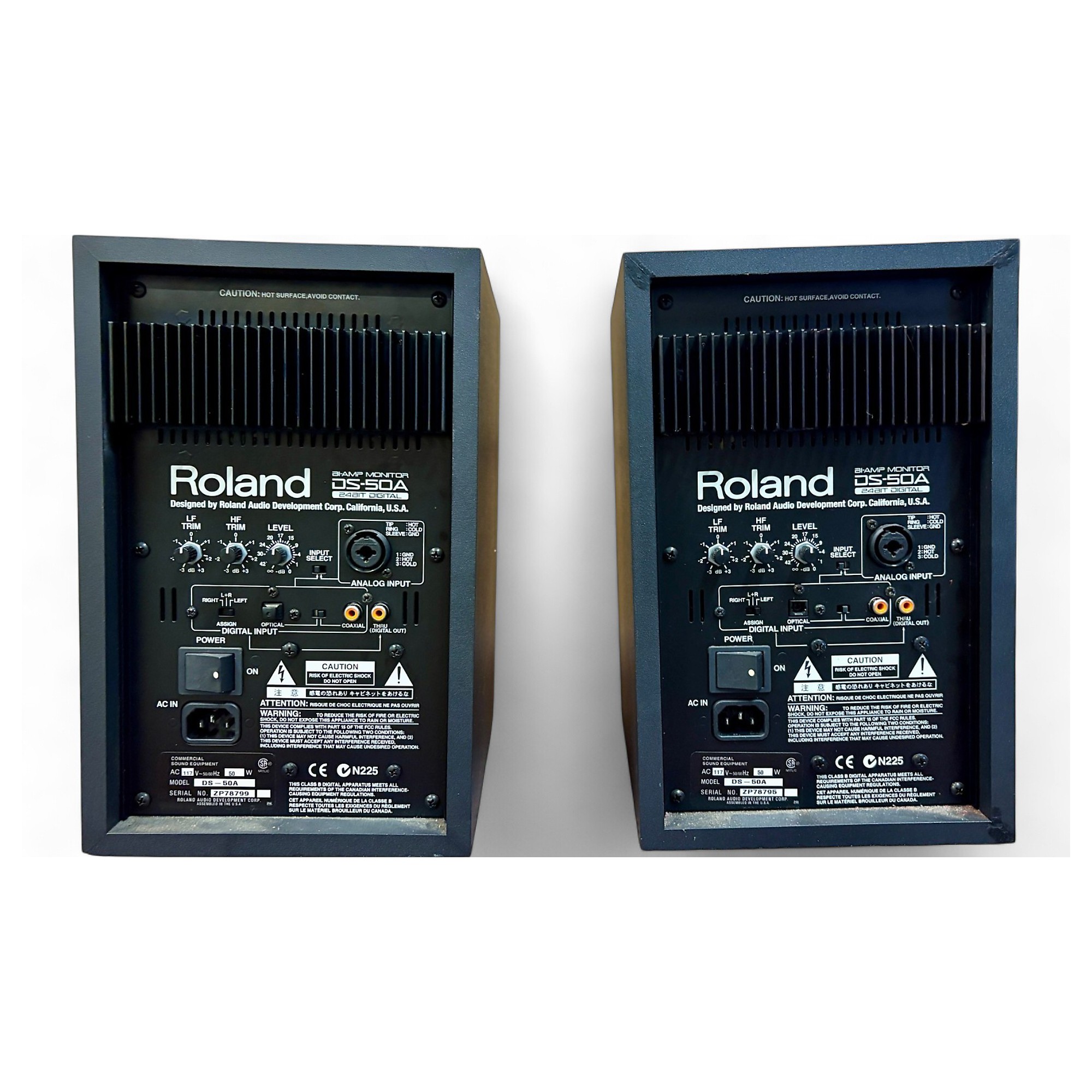 Roland ローランド スピーカー DS-50A Used Roland DS-50A Pair Powered Monitor | Guitar Center