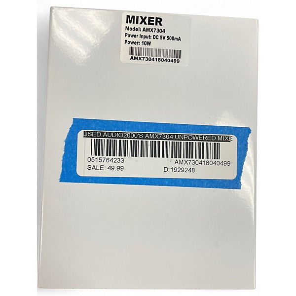 Used Audio2000's AMX7304 Unpowered Mixer