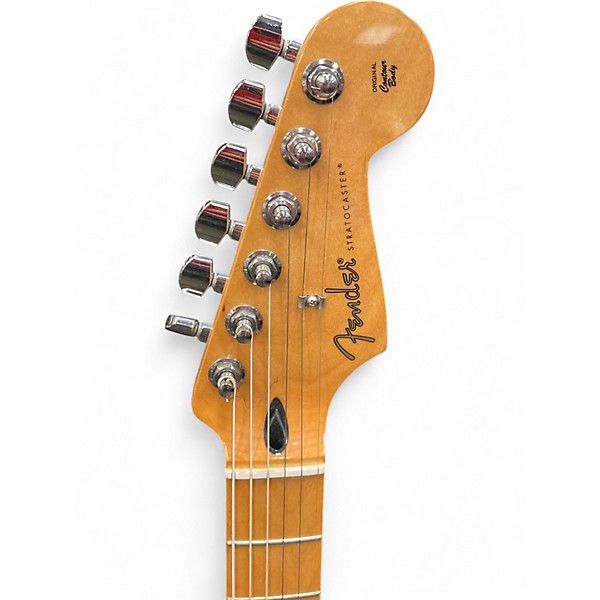 Used 2020 Fender Player Stratocaster Orange Solid Body Electric Guitar