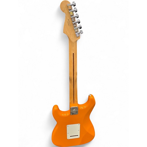 Used 2020 Fender Player Stratocaster Orange Solid Body Electric Guitar