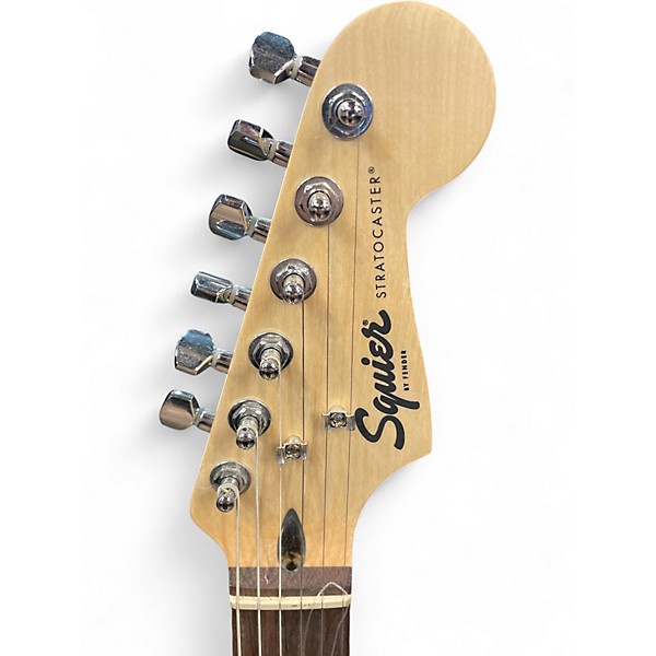 Used Squier Standard Stratocaster Red Solid Body Electric Guitar