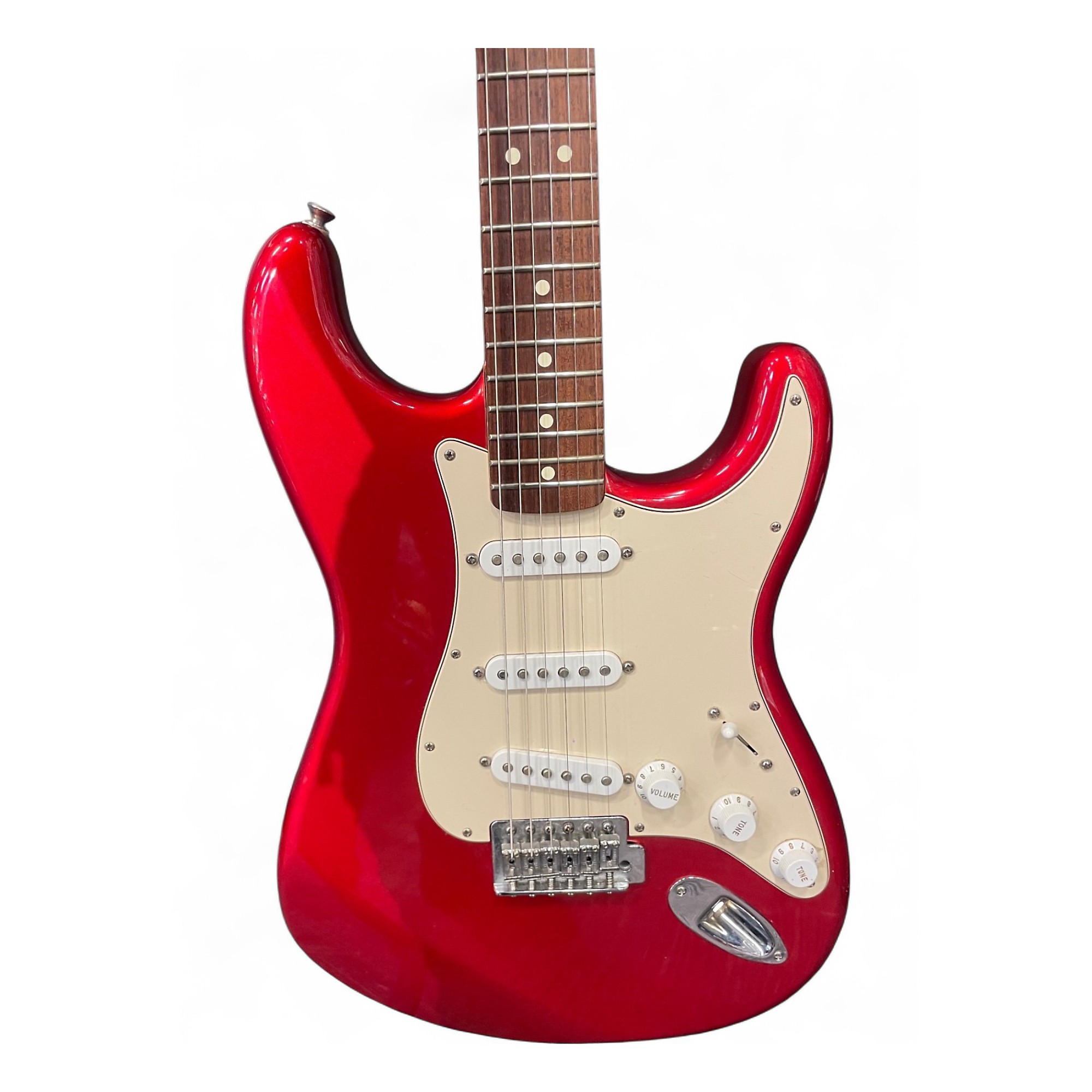 Used 2006 Fender Standard Stratocaster Candy Apple Red