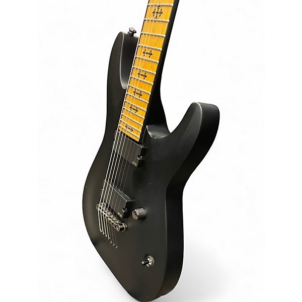Used Schecter Guitar Research Jeff Loomis 7 NT Black Solid Body Electric Guitar