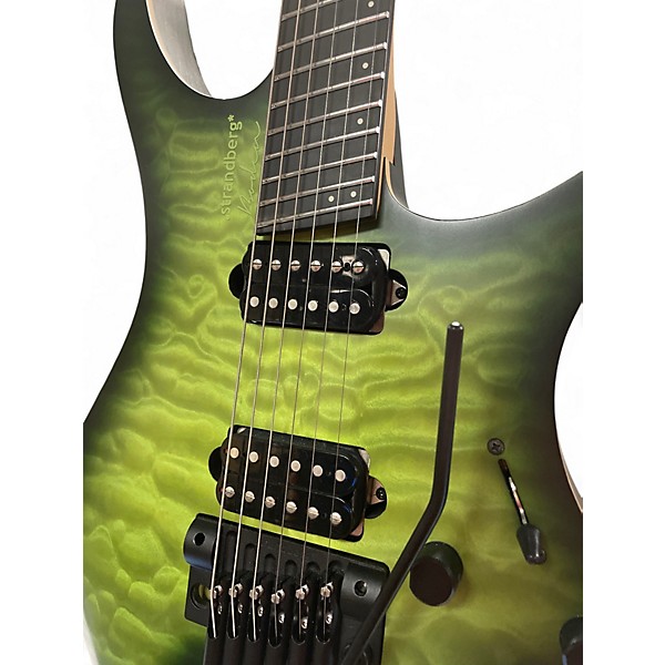 Used 2023 Strandberg Boden Prog NX 6 Green Solid Body Electric Guitar