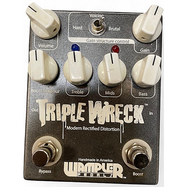 Used Wampler triple wreck Effect Pedal
