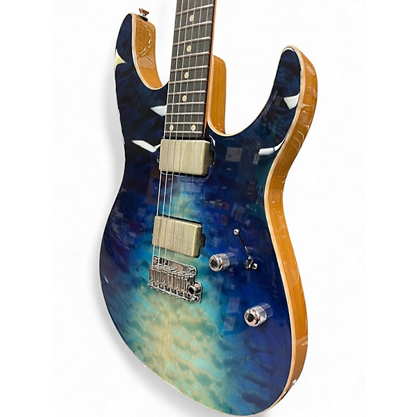 Used Tom Anderson Angel Blue Wakesurf Solid Body Electric Guitar