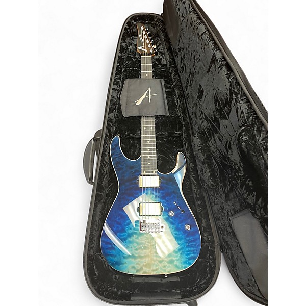 Used Tom Anderson Angel Blue Wakesurf Solid Body Electric Guitar