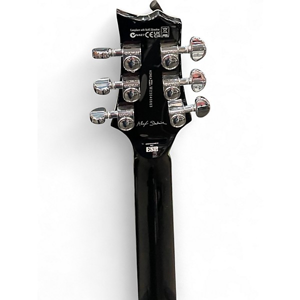 Used ESP LTD ALEX SKOLNICK Blue Solid Body Electric Guitar