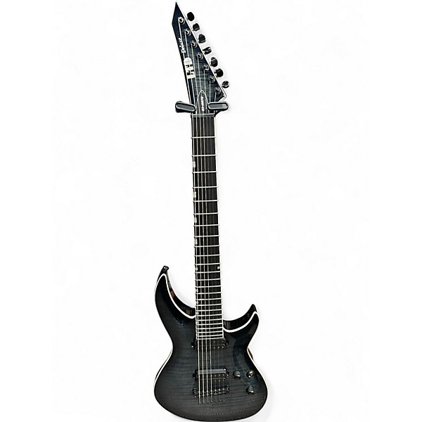 Used ESP LTD H31007B Deluxe Trans Black Solid Body Electric Guitar