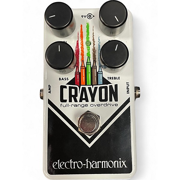 Used Electro-Harmonix Crayon Full Range Overdrive Effect Pedal