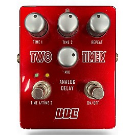 Used BBE Two Timer Dual Analog Delay Effect Pedal