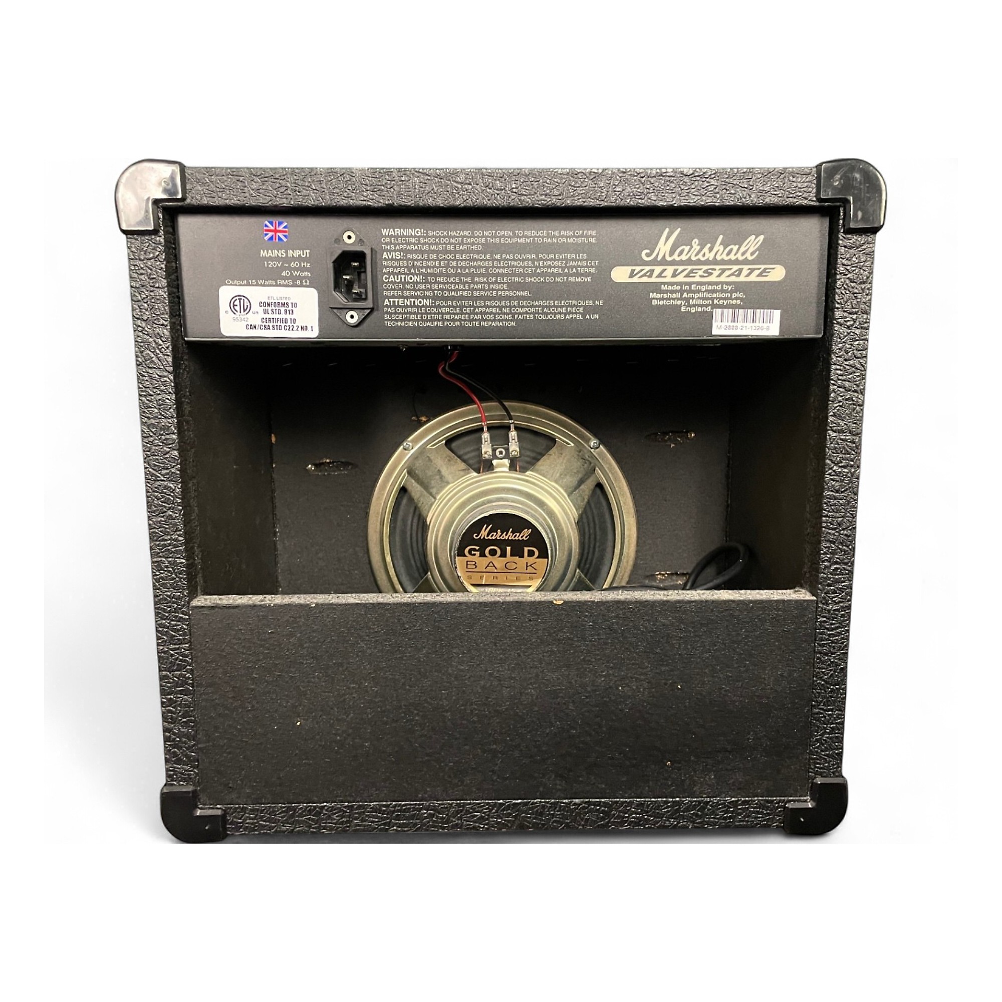 マーシャル　VALVESTATE VS15R Marshall VS15R, Valvestate, Guitar Amplifier with Spring