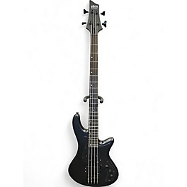 Used Schecter Guitar Research Stiletto Stealth 4 Black Electric Bass Guitar