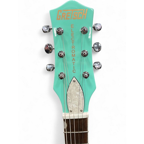 Used Gretsch Guitars G5237 ELECTROMATIC DOUBLE JET SURF GREEN & WHITE Solid Body Electric Guitar
