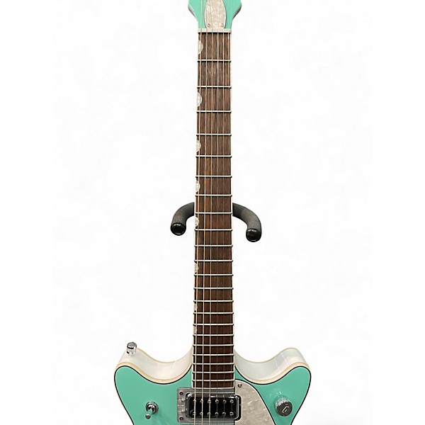 Used Gretsch Guitars G5237 ELECTROMATIC DOUBLE JET SURF GREEN & WHITE Solid Body Electric Guitar