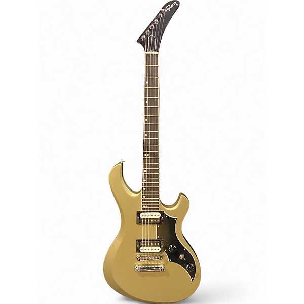 Used Gibson Victory Silver Solid Body Electric Guitar