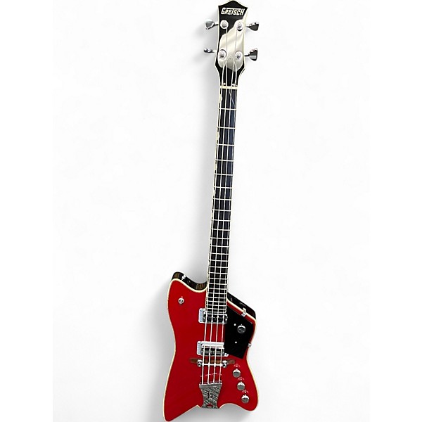 Used Gretsch Guitars Billy Bo bass Jupiter Thunderbird red Electric Bass Guitar