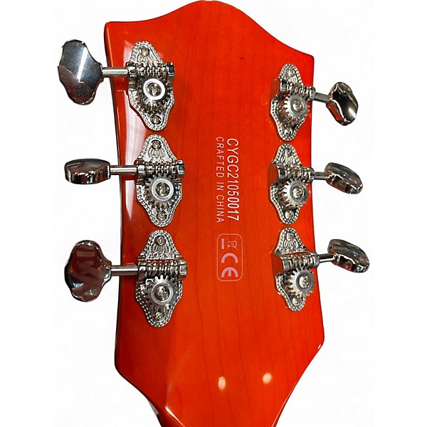 Used Gretsch Guitars G5427T Orange Hollow Body Electric Guitar