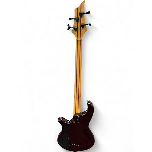 Used Traben Phoenix Trans Red Electric Bass Guitar Trans Red