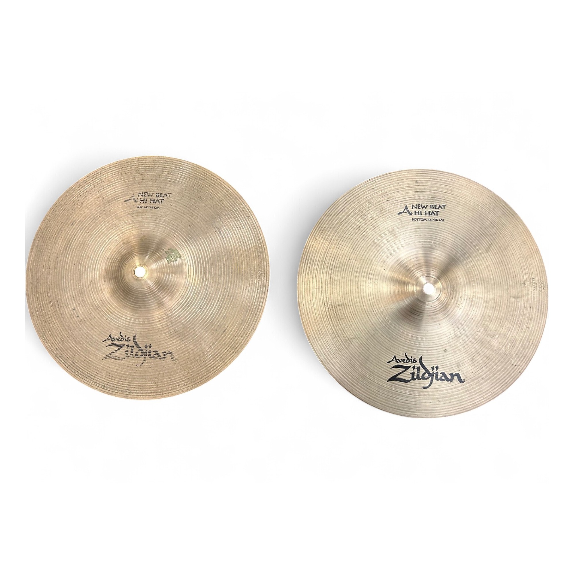Used Zildjian 14in New Beat Hi Hat Pair Cymbal 33 | Guitar