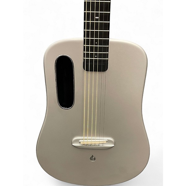 Used LAVA MUSIC ME Air Carbon Metallic Silver Acoustic Electric Guitar