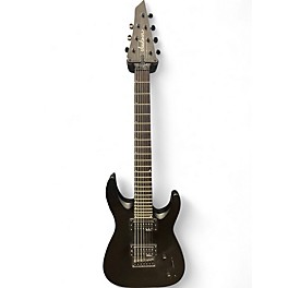 Used Jackson JS22-7 Dinky 7 String Black Solid Body Electric Guitar
