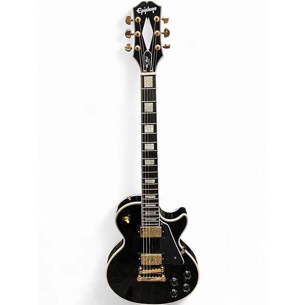 Used Epiphone Les Paul Custom EBONY Solid Body Electric Guitar