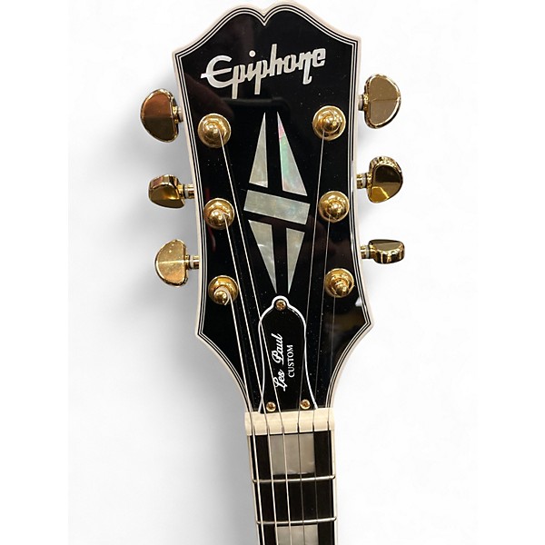 Used Epiphone Les Paul Custom EBONY Solid Body Electric Guitar