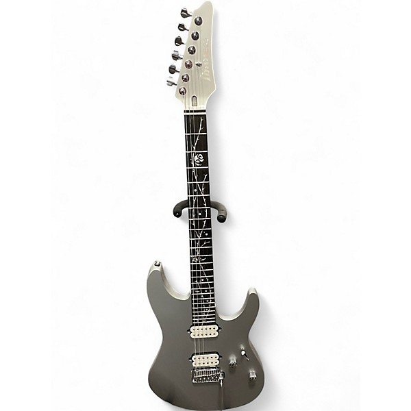Used Ibanez TOD10 Tim Henson Signature Silver Solid Body
