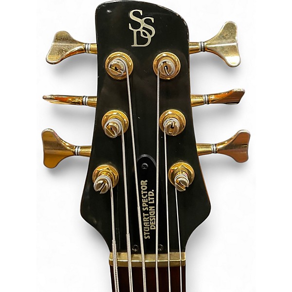 Used Ssd Spector NS6 Trans Orange Electric Bass Guitar