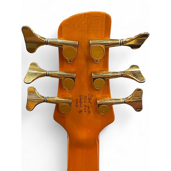 Used Ssd Spector NS6 Trans Orange Electric Bass Guitar